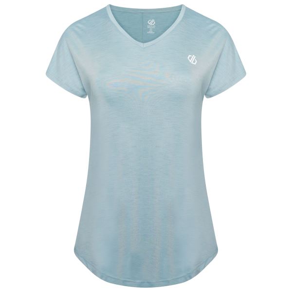 Damen Funktions-T-Shirt Dare2b VIGILANT grün-blau