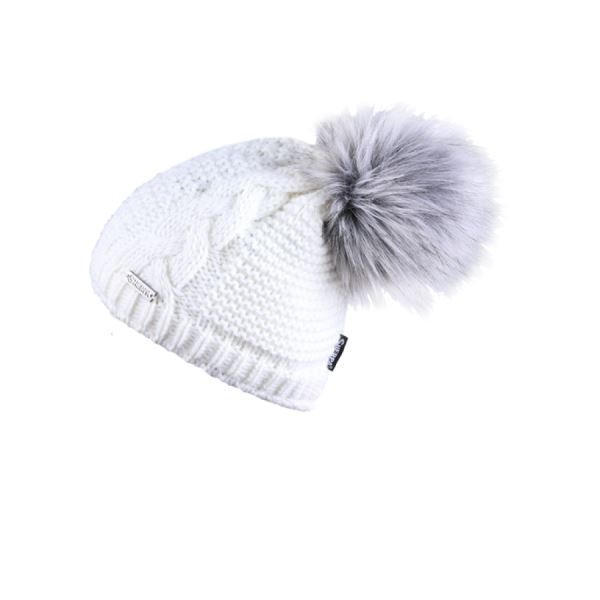 Damen Winter-Sherpa-Mütze KAREN II weiß