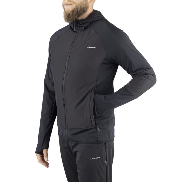 Herren Kapuzenpullover Viking Dimaro schwarz