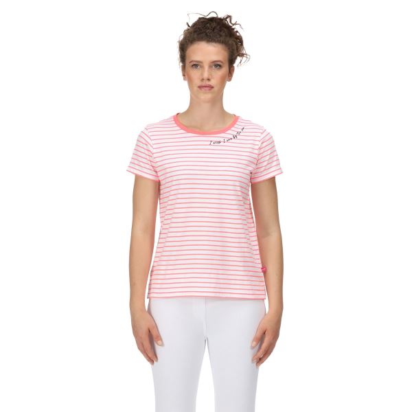 Damen T-Shirt Regatta ODALIS weiß / rosa