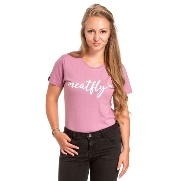 Damen T-Shirt Meatfly Luna rosa