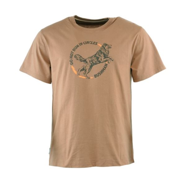 Herren T-Shirt BUSHMAN DARWIN braun (