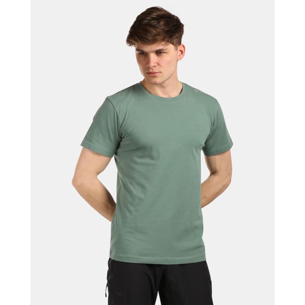 Herren-T-Shirt Kilpi PROMO-M aus khakifarbener Baumwolle