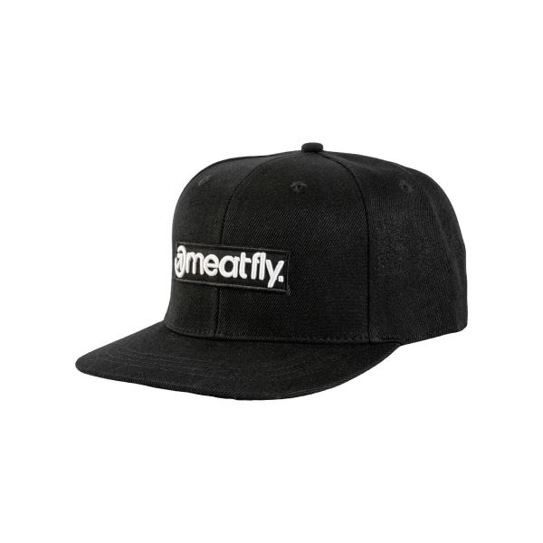 Meatfly Tyler Snapback Cap Schwarz