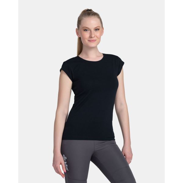 Damen T-Shirt aus Baumwolle Kilpi PROMO-W schwarz