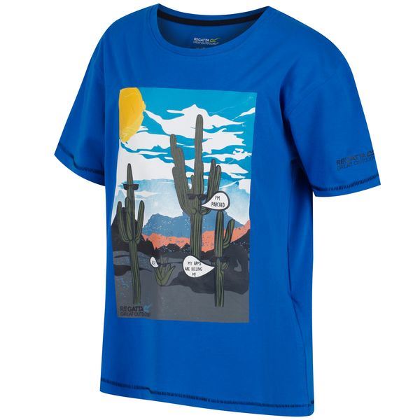 Kinder T-Shirt Regatta BOSLEY blau