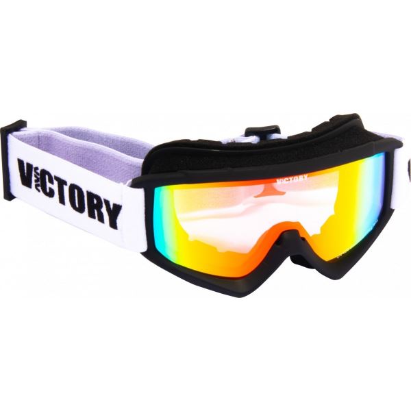 Kinderskibrille Victory SPV 620 schwarz / weiß