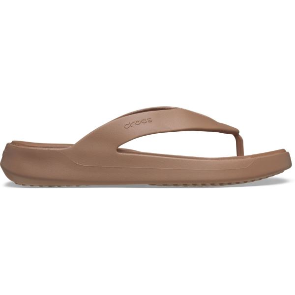 Damen-Flip-Flops Crocs GETAWAY braun