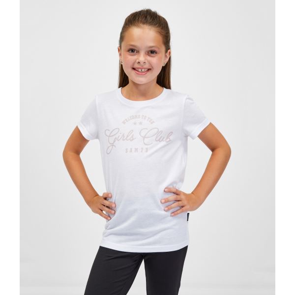 Mädchen-T-Shirt JANLI SAM 73 weiß