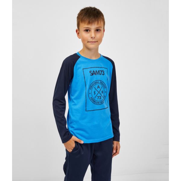 Jungen-T-Shirt JACK SAM 73 blau