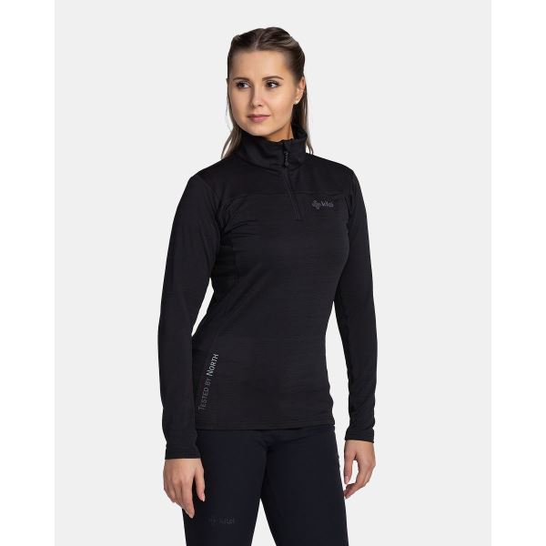 Technisches Damen-Sweatshirt Kilpi MONTALE-W schwarz