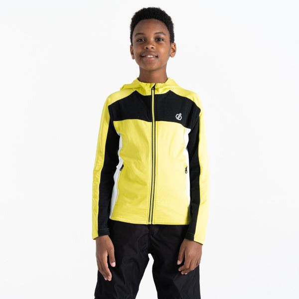 Funktions-Sweatshirt für Kinder Dare2b THRIVING schwarz/gelb