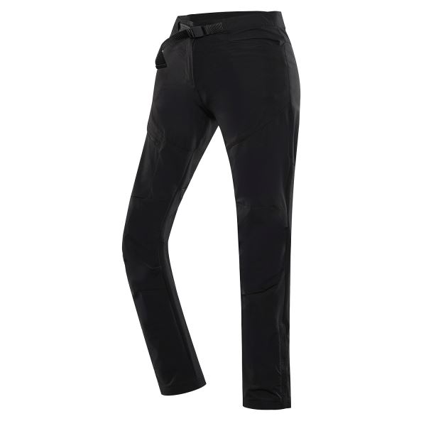 Damen-Softshellhose mit DWR-Behandlung ALPINE PRO AKANA schwarz