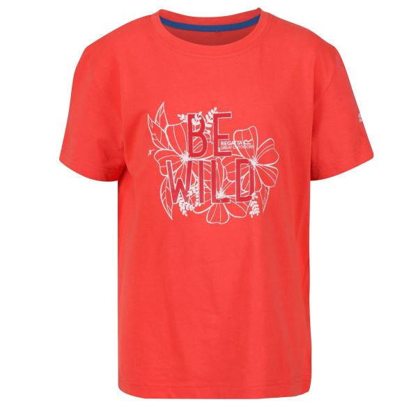 Kinder-T-Shirt Regatta BOSLEY III koralle