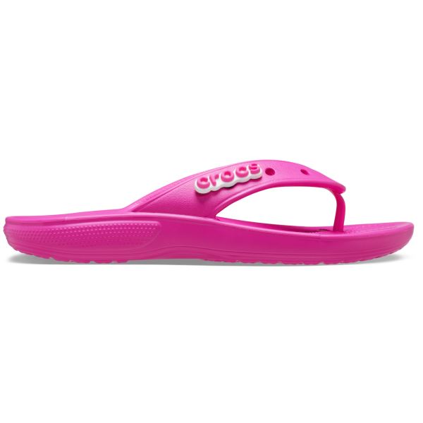 Damen-Flip-Flops Crocs CLASSIC dunkelrosa