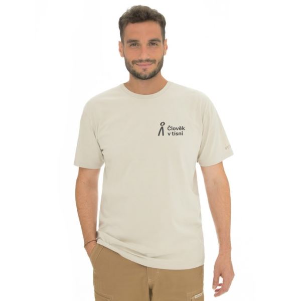 Herren-T-Shirt MAN IN DISTRESS 2023 beige