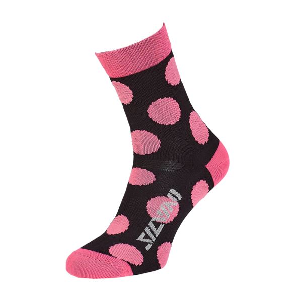 Unisex-Socken Silvini Bevera rosa/schwarz