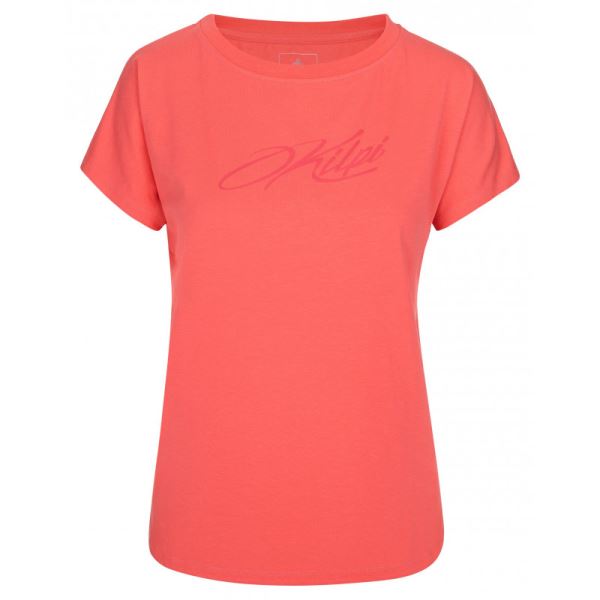 Damen-T-Shirt aus Baumwolle Kilpi NELLIM-W rosa