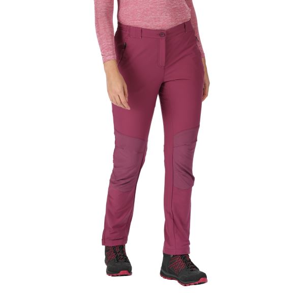 Damen Softshellhose Regatta QUESTRA IV lila