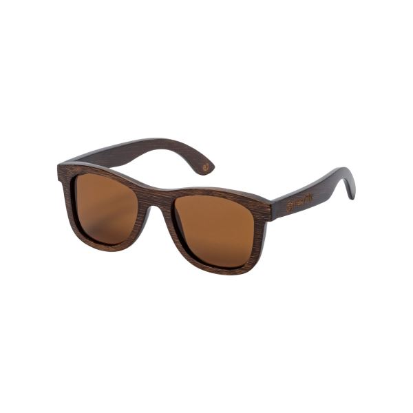 Sonnenbrille Meatfly Bamboo braun