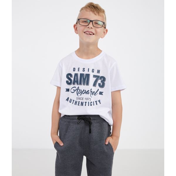 Jungen T-Shirt JANSON SAM 73 weiß