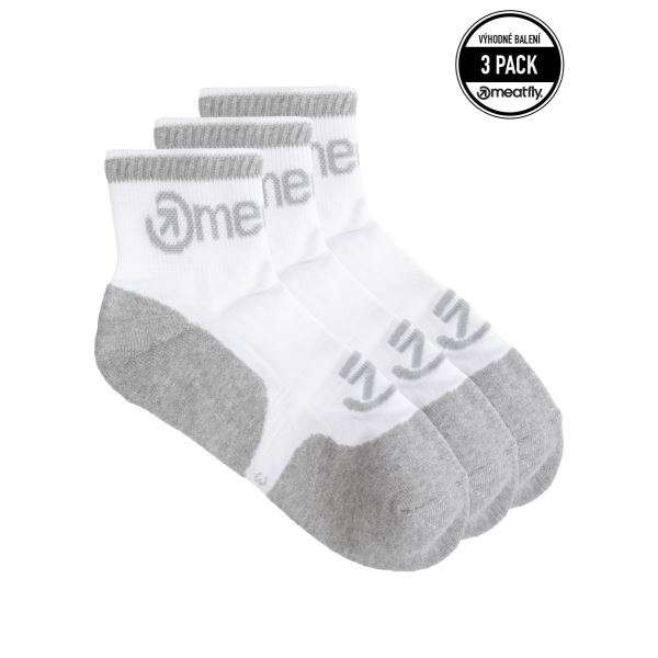 Unisex-Socken Meatfly Middle Triple weiß