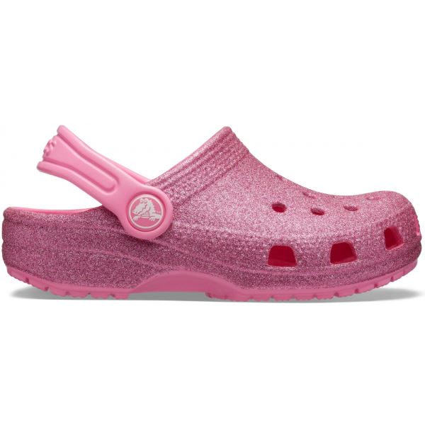 Crocs CLASSIC GLITTER rosa Kinderschuhe