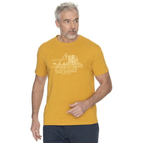 Herren T-Shirt BUSHMAN DEMING gelb