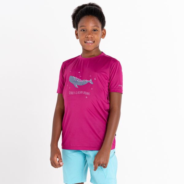 Kinder Funktions T-Shirt Dare2b AMUSE pink
