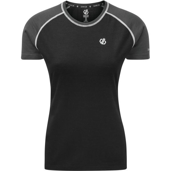 Damen funktionales T-Shirt Dare2b FIXATE schwarz