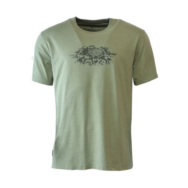 Herren T-Shirt BUSHMAN ORD grün