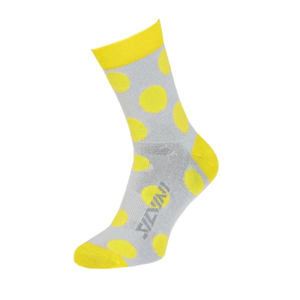 Unisex-Socken Silvini Bevera gelb/grau