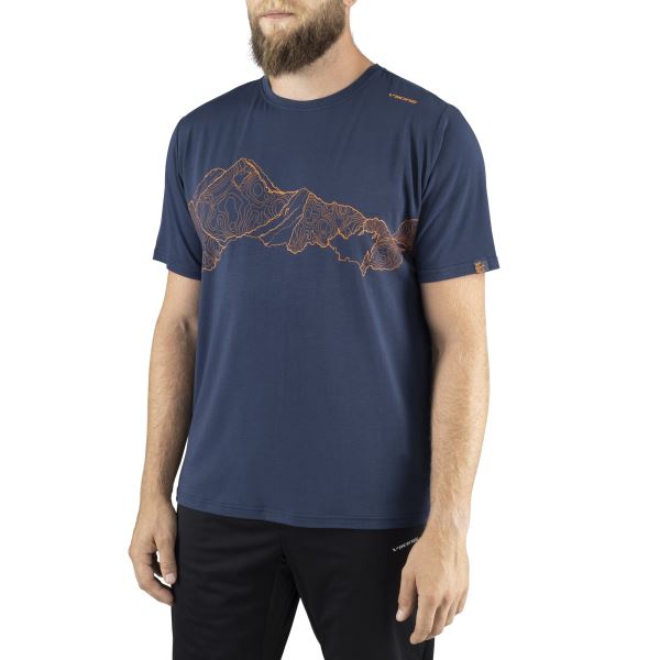 T-Shirt Viking Lenta Bamboo Man blau