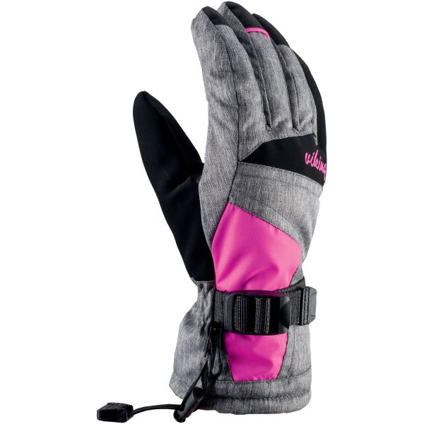 Skihandschuh für Damen Viking RONDA grau/rosa