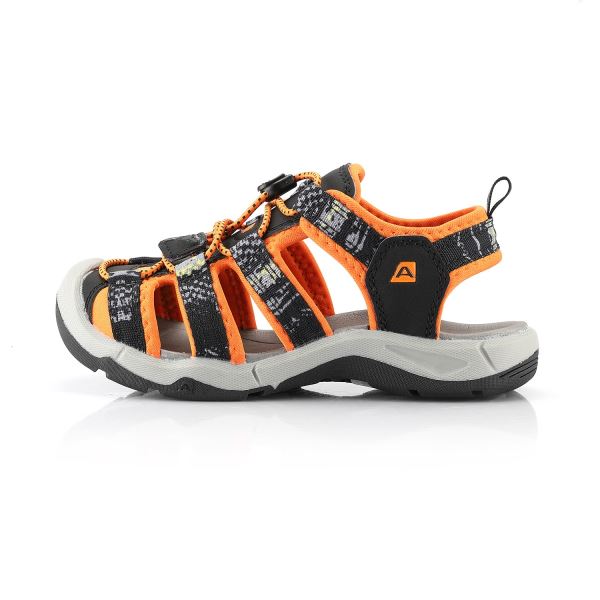 Kinder-Sommersandalen ALPINE PRO GASTER schwarz