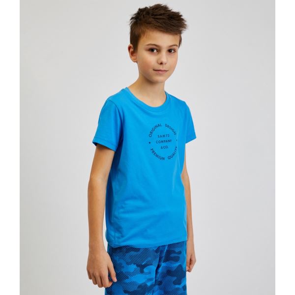 Jungen-T-Shirt PYROP SAM 73 blau