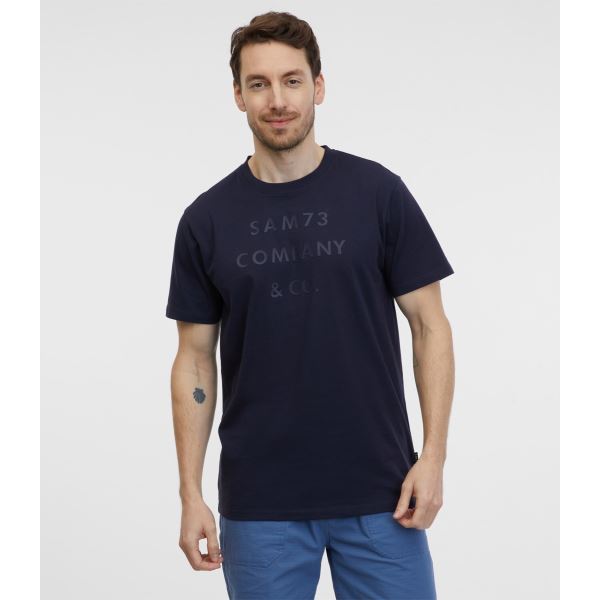 Herren-T-Shirt MILHOUSE SAM 73 blau