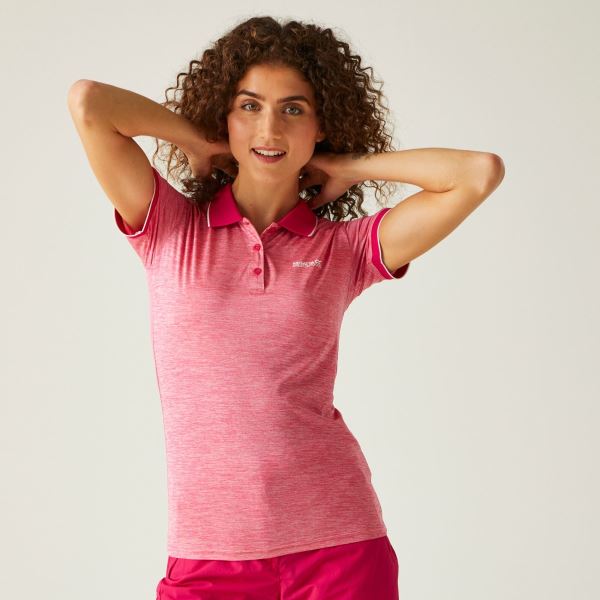 Damen-Poloshirt Regatta REMEX II rosa