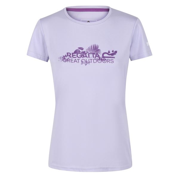 Damen Funktions-T-Shirt Regatta FINGAL V lila