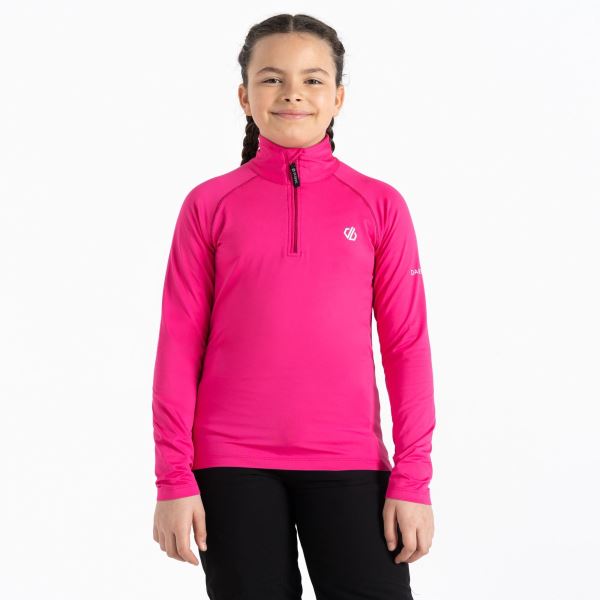 Kinder-Funktionssweatshirt Dare2b CONSIST II rosa