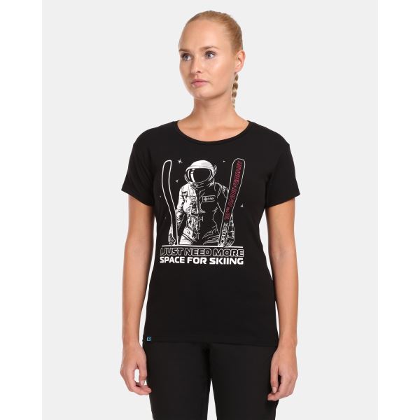 Damen-Baumwoll-T-Shirt Kilpi LTD TRITON-W schwarz
