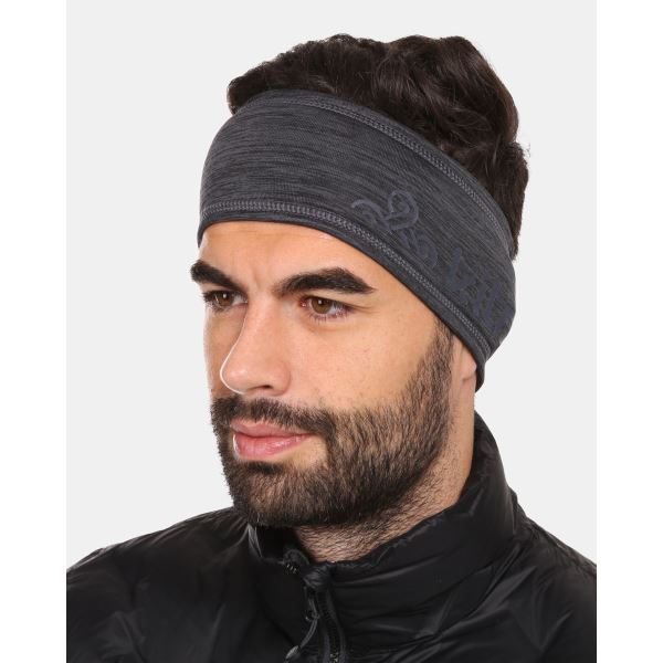 Sportliches zweilagiges Stirnband Kilpi HOHE-U schwarz UNI