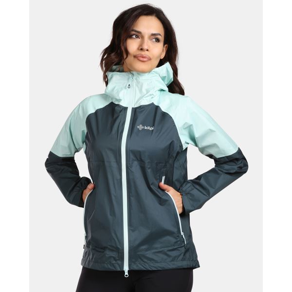 Damen-Hardshell-Outdoorjacke Kilpi HURRICANE-W dunkelgrün