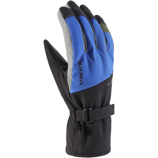 Herren Viking Diran Skihandschuhe schwarz/blau/gelb