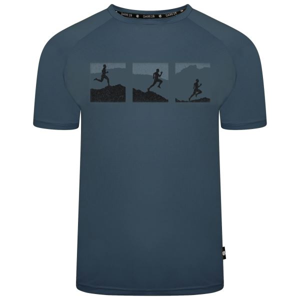 Herren Funktions T-Shirt Dare2b RIGHTEOUS III blau-grau