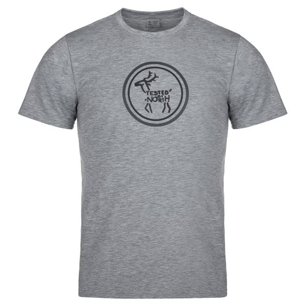 Herren-T-Shirt mit kurzen Ärmeln Kilpi BRANDYS-M hellgrau