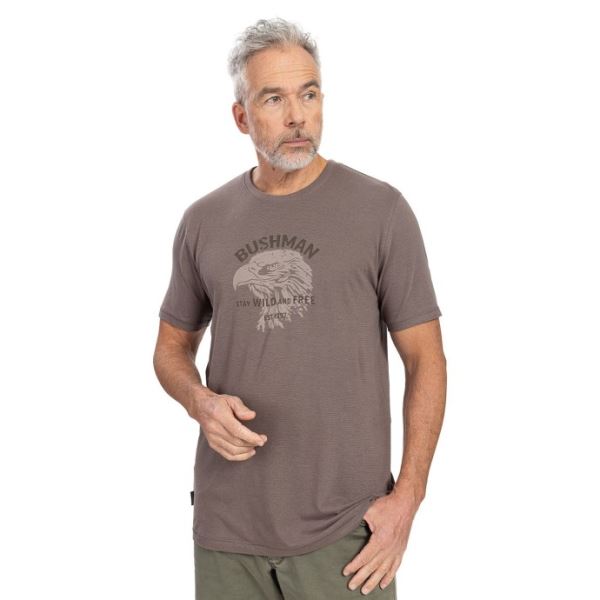 Herren T-Shirt BUSHMAN MAWSON braun