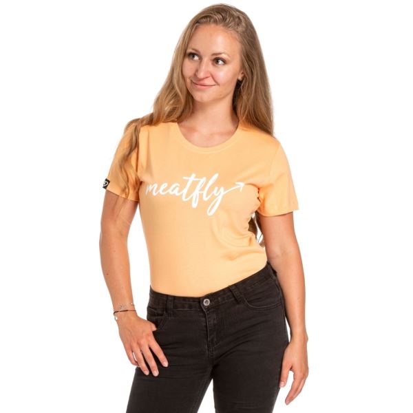 Damen-T-Shirt Meatfly Luna hellorange